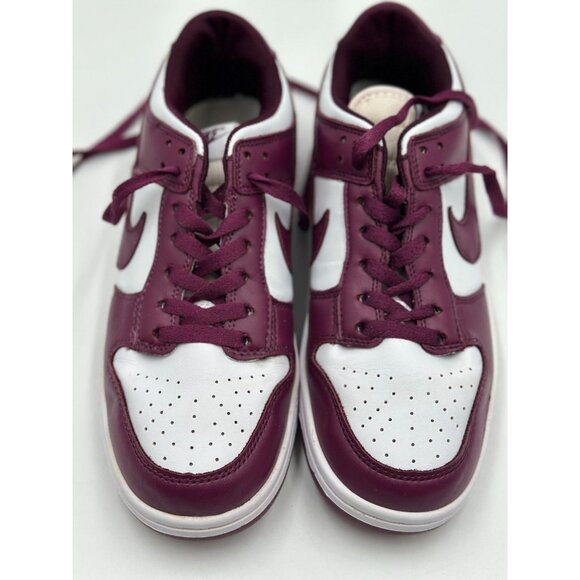 Nike Dunk Low Team Red White Leather DD1503-108 Size 8.5 - Picture 8 of 12